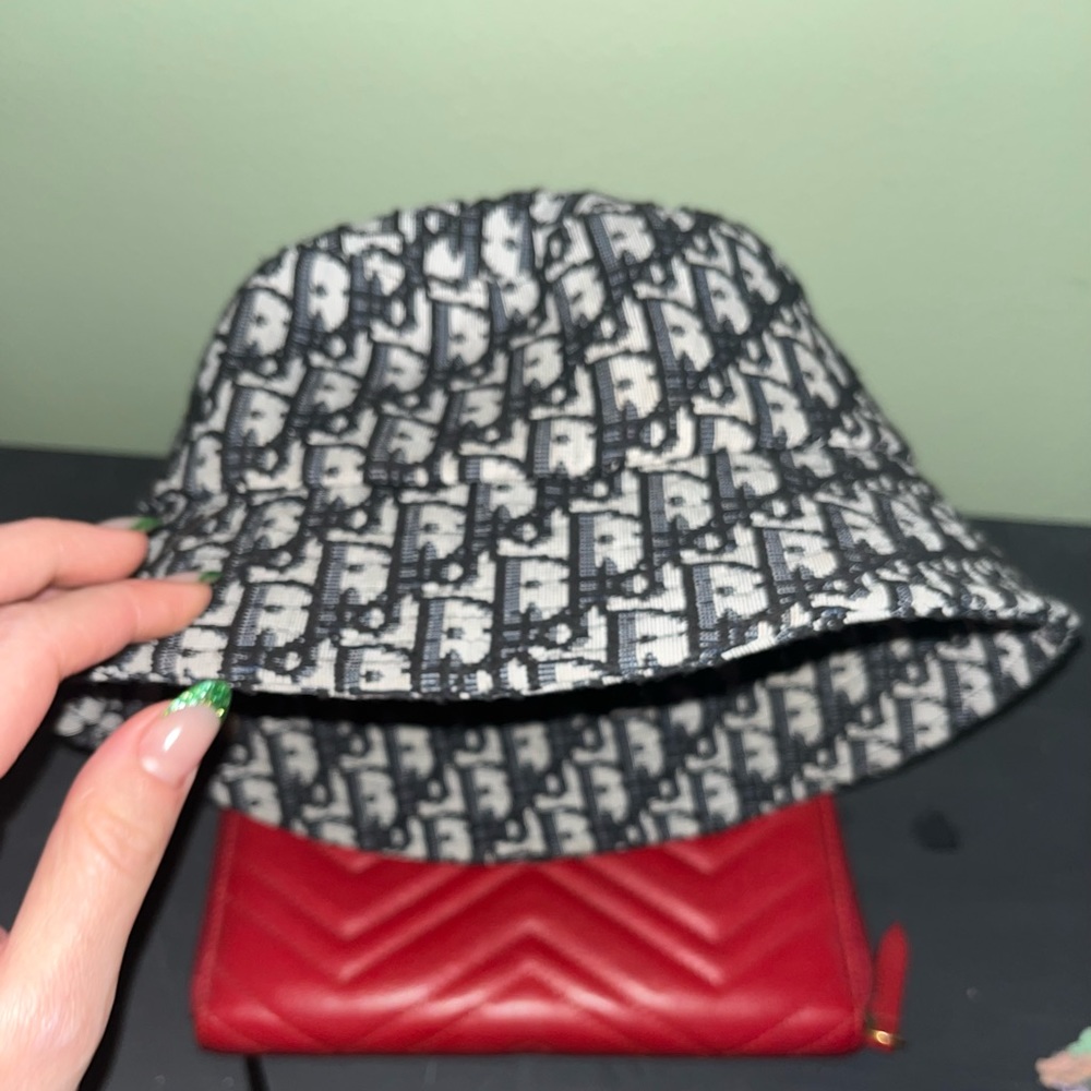 Vintage Christian Dior Monogram Bucket Hat